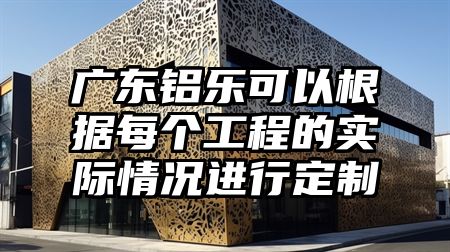 广东铝乐可以根据每个工程的实际情况进行定制